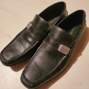 Calvin Klein Black leather dress shoes